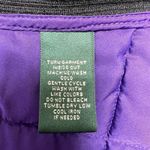 Ralph Lauren Lauren  MP Animal Print quilted vest purple lining faux suede trim Photo 7