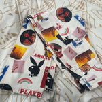 Playboy  magazine print jeans Size 24 Photo 4