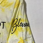 On Fire Yellow‎ and White Graphic T-Shirt Women’s 2X Photo 4