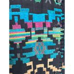 Vintage Jennifer & Grace Southwestern Aztec Woven Cotton Jacket Size Medium Blue Photo 7