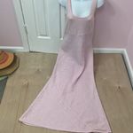 Vintage Dress Pale Pink Linen Tank Maxi Keeps Made in Italy Size Small Photo 2