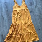 Free People Beach NWT Real Love Yellow Midi dress Orangeade Photo 1