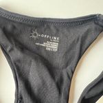 Aerie NWT  Offline Real Me Recharge Racerback Longline Sports Bra Black Size XXS Photo 3