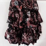 Ulla Johnson  Honoria Dress Rosewood Size 4 Small Tiered Ruffle Mini Dress Belted Photo 13