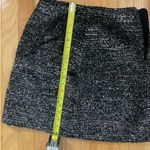 Hutch NWT Anthropologie  Black and Silver Sparkle Mini Skirt Photo 5