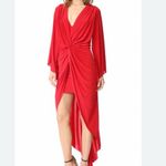 MISA Los Angeles Misa Anthropologie Los Angeles Teget Maxi Dress Red Sexy Size XS Photo 4