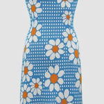 Cider NWT  Women's Size Small Multicolor Daisy Print Sleeveless Mini Dress‎ Photo 0
