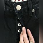 AMO babe black magic high rise straight leg jeans sz 24 Photo 4