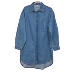 H&M Denim Blue Oversized Dress (Size XS) Photo 2