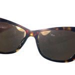 Mugler Women's Geometric Tortoise Shell Sunglasses Brown Lens UV400 Cat Eye Photo 6