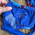 White Fox Boutique White Fox colorful watercolor bikini top Photo 2
