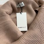 NWT Bumpsuit Ribbed One Shoulder Sweater Dress Tan Size undefined Photo 3