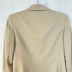 Talbots Vintage  Blazer Wool Blend Womens Petite Size 2 Cream Career Business‎ Photo 8