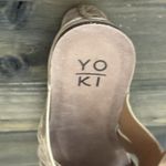 Yoki  Hestry Metallic Wedge Platform Chunky‎ Sandals Size 7 NWOT *READ* Photo 5