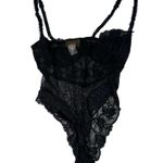 Victoria's Secret Vintage  GOLD LABEL Black Teddy Lace Bodysuit Women's 34C Photo 3