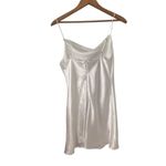 Hemline  Frida Slip Dress in White satin nwt small Photo 2
