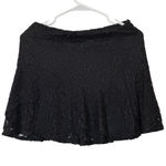 Aqua Black Lace Mini Skirt | Y2K A Photo 0