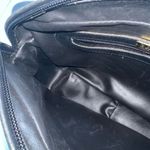 Bally Vintage Made in Italy Leather and Suede Crossbody Bag Black Photo 8