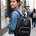 Mugler Black Urban Backpack Photo 0