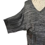 a.n.a  Gray V Neck Belted Sweater Dress Size Large Photo 2