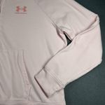Under Armour  Hoodie Womens XL Pink Fleece Loose Fit Full Zip Hooded Sweatshirt Photo 4