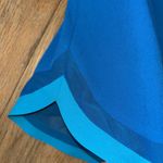 Summersalt Elastic Swim Skirt Blue With Teal Trim Size Med Zippered Pockets Photo 1