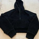 Lululemon Women’s  Scuba Oversized Half-Zip Fleece Hoodie Black XS/S in EUC Photo 1