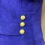 Julian Taylor  New York Vintage Blue Dress Skirt Set Size 10 Photo 4