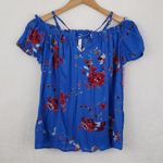 Xhilaration [ new ] Y-Neck Cold Shoulder Top Photo 2