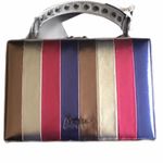 Nasty Gal  Stripe Crossbody, Pink, Blue, Silver Photo 1