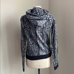 L.A.M.B. VINTAGE Snakeskin Print Zip Hoodie Womens Sz Large Black Grey Harajuku Y2K Photo 6