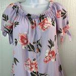 Rue 21  Orange and Purple Sleeveless Puff Sleeve Mini Dress Photo 2