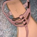 Rouge Helium Dusty Pink And Gold Sandals Photo 8