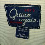 Let's Quizz Again L Striped Denim Shirt Top Blue Size L Photo 1