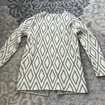 Oliver by Escio Knit Cardigan Sweater White Black Medium Photo 4