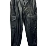 ZARA faux leather jogger fit pants. S Photo 0