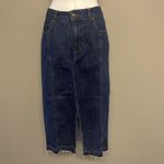 Rachel Zoe Dark Wash High Rise Maxi Skirt With Pockets Pleats Front Slit- Size 6 Photo 2