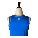 Columbia ‎ Royal Blue Sleeveless Mesh Detail PFG Athletic Maxi Tank Dress Size XS Photo 4