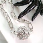 ZARA New! 's Night Out Glamorous Chain Link Choker Necklace Photo 1