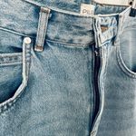 Pilcro Anthropologie  The Madi Front Slit Denim Maxi Skirt Faded Blue Wash Size 6 Photo 7