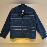 Koret City Blues Button Front Jean Jacket Blue Size XL Photo 0