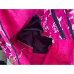 Unbranded 100% Cotton Tropical Turtle All Over Sling Oversized Crossbody Bag Pink Photo 9