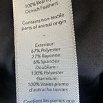 Likely Marullo feather trim black mini dress size 0 new with tags Photo 11