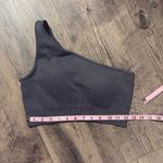 One Shoulder Padded Crop Top / Sports Bra Photo 2