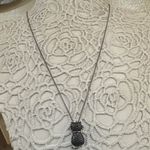 Silver Cat Pendant Necklace Photo 2