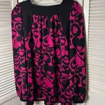 14/16 Mary & Kate Ashley black pink cut out heart stretchy top Photo 0