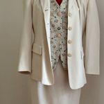 Gruppo Americano Studio Light Yellow Vintage Skirt Vest Jacket Set SZS 6 S 8 Size undefined Photo 1