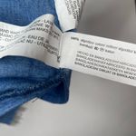 ZARA Denim Off Shoulder Raw Trim Knot Cut Out Playsuit Back Teardrop Romper Sm Photo 13