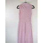 ZARA  Womens Dress Pink Maxi Ruched Sheath Sleeveless Formal Bridesmaid Medium Photo 8