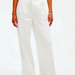Madewell  The Harlow Wide Leg trouser Jean cream ivory off-white denim 29 Photo 0